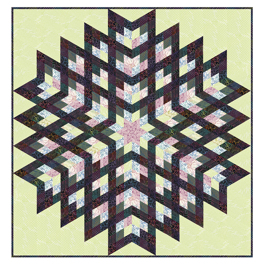 Ultraviolet Digital Quilt Web